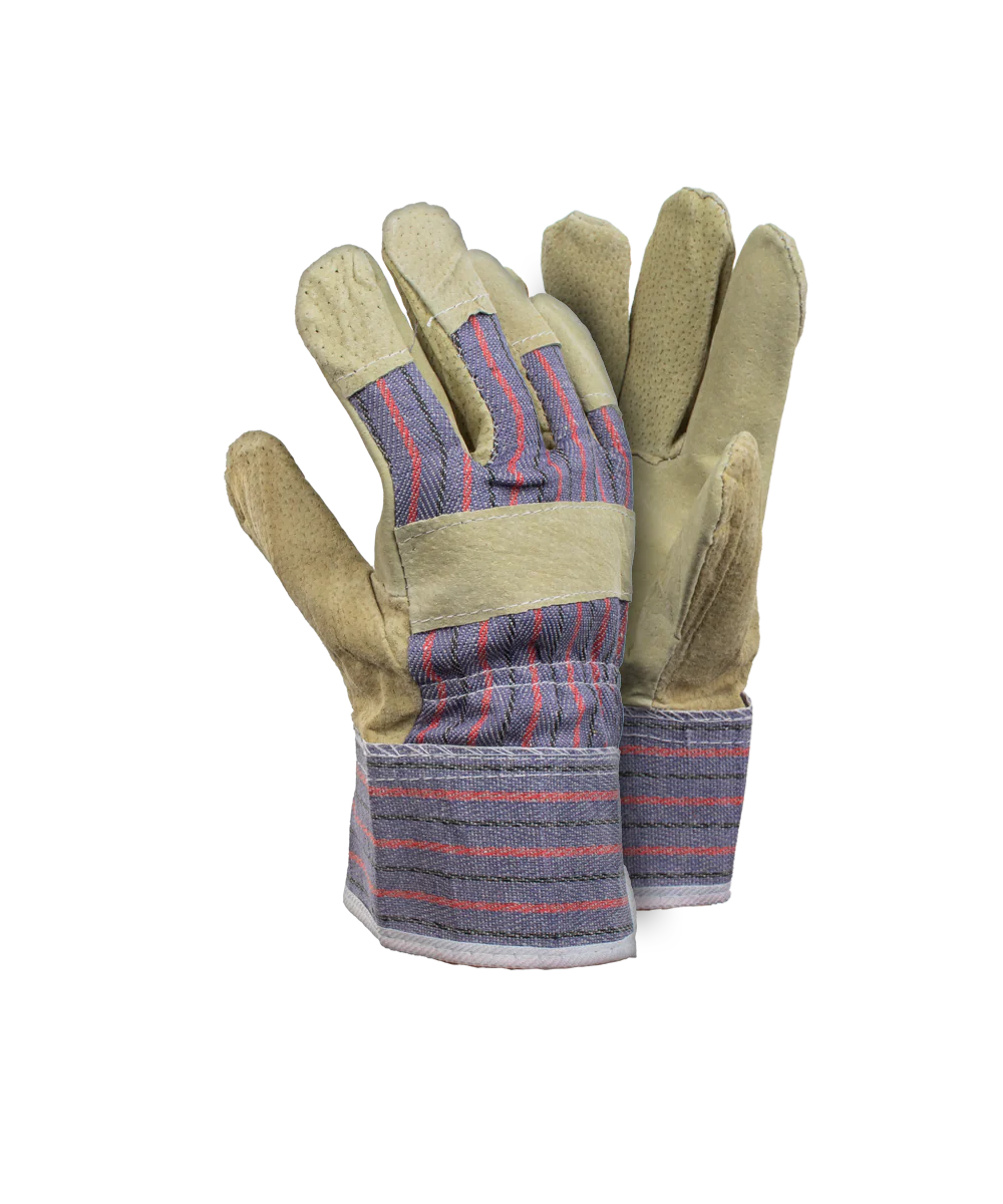 Premium Pig Skin Candy Stripe Gloves - Javlin
