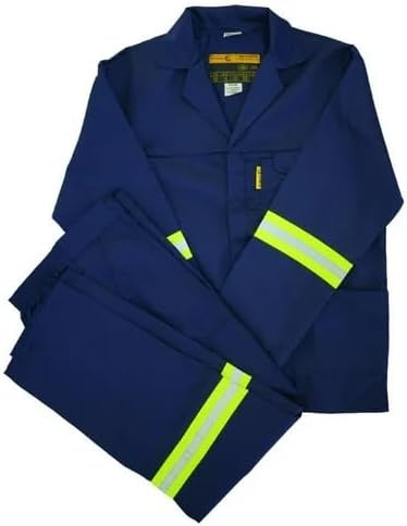 Dromex® Conti 2pc Overall w/Reflector Navy Blue