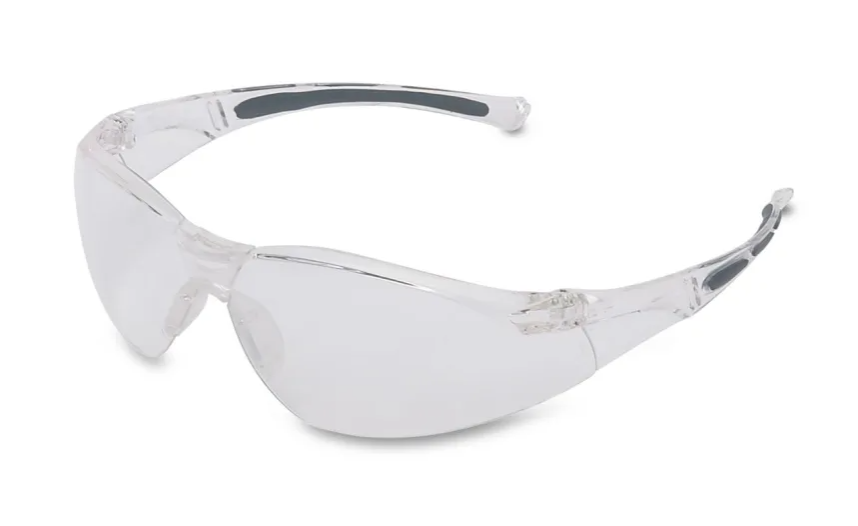 Honeywell Safety A800 Safety Glasses, Abrasion Resistant, Clear Polycarbonate Lens